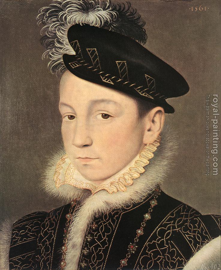 Jean Clouet : Portrait of King Charles IX of France